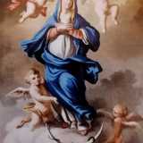 Le sue prime opere le troviamo nella chiesa di Sant�Erasmo di Santeramo in Colle e rappresentano l�Immacolata Concezione...